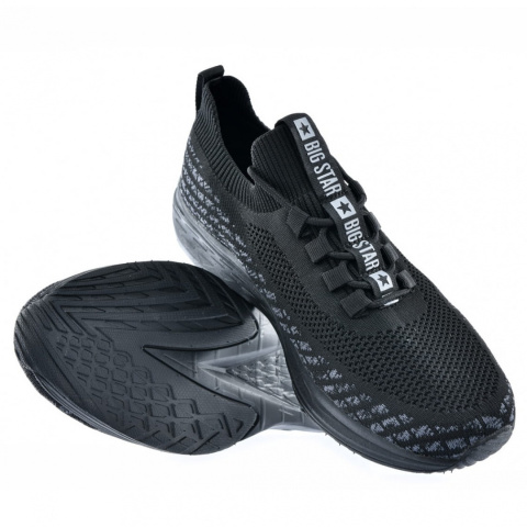 Sneakersy męskie BIG STAR JJ174167 czarne Sneakersy męskie BIG STAR JJ174167 czarne