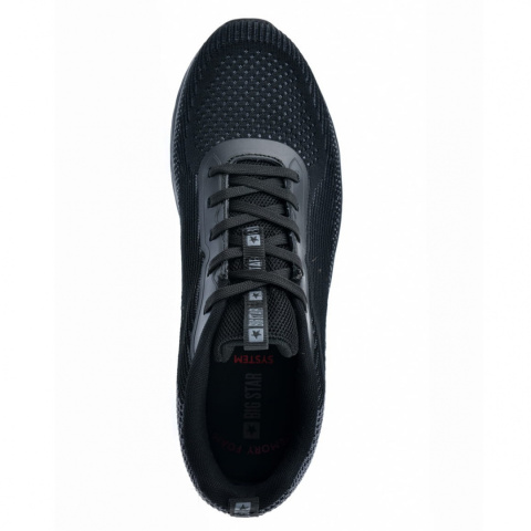 Sneakersy męskie BIG STAR JJ174283 czarne Sneakersy męskie BIG STAR JJ174283 czarne