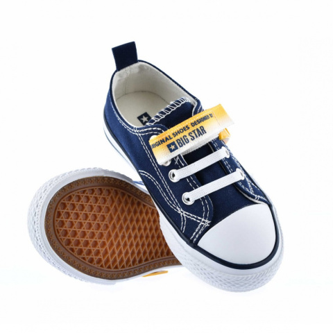 Trampki dziecięce BIG STAR JJ374077 granatowe Trampki dziecięce BIG STAR JJ374077 granatowe