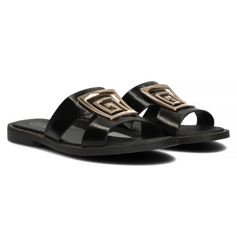 Klapki damskie Filippo DK3703/22 BK czarne Klapki damskie Filippo DK3703/22 BK czarne