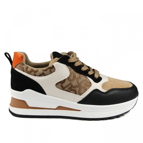 Sneakersy damskie Sixth Sens Paris R165 czarne Sneakersy damskie Sixth Sens Paris R165 czarne