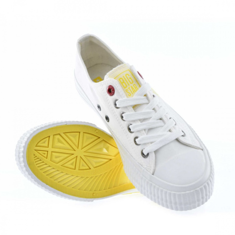 Trampki damskie Big Star JJ274384 białe Trampki damskie Big Star JJ274384 białe