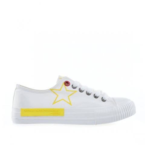Trampki damskie Big Star JJ274384 białe Trampki damskie Big Star JJ274384 białe