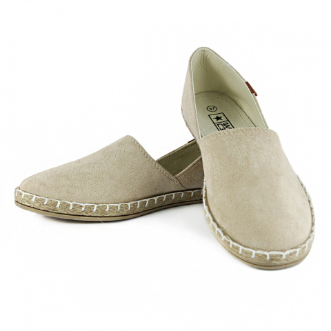 Espadryle Evento 20TX02-2416 beżowe Espadryle Evento 20TX02-2416 beżowe
