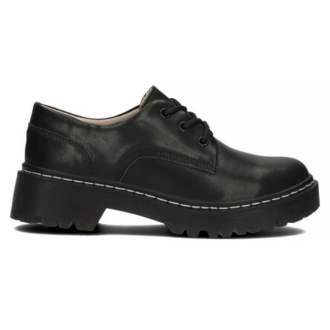Glany damskie ze skóry naturalnej Filippo GLN441/22 BK czarne Glany damskie ze skóry naturalnej Filippo GLN441/22 BK czarne