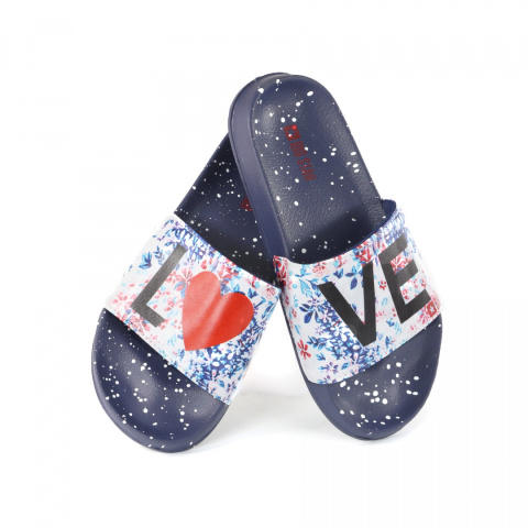 Klapki damskie Big Star DD274A257 granatowe Klapki damskie Big Star DD274A257 granatowe