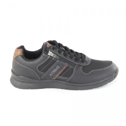 Sneakersy męskie News 20MN20-3309 czarne Sneakersy męskie News 20MN20-3309 czarne