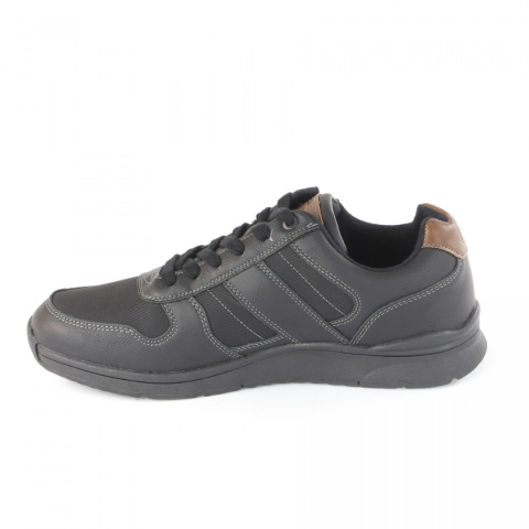 Sneakersy męskie News 20MN20-3309 czarne Sneakersy męskie News 20MN20-3309 czarne