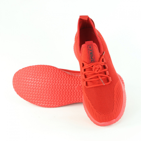 Sneakersy męskie News 21MN02-M-3634 czerwone Sneakersy męskie News 21MN02-M-3634 czerwone