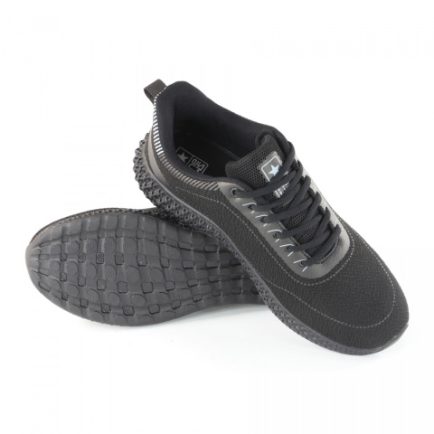 Sneakersy męskie News 22MN37-4920 czarne Sneakersy męskie News 22MN37-4920 czarne