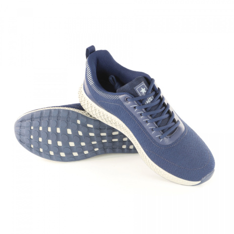 Sneakersy męskie News 22MN37-4920 granatowe Sneakersy męskie News 22MN37-4920 granatowe
