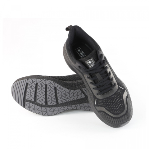 Sneakersy męskie News 22MN37-4923 czarne