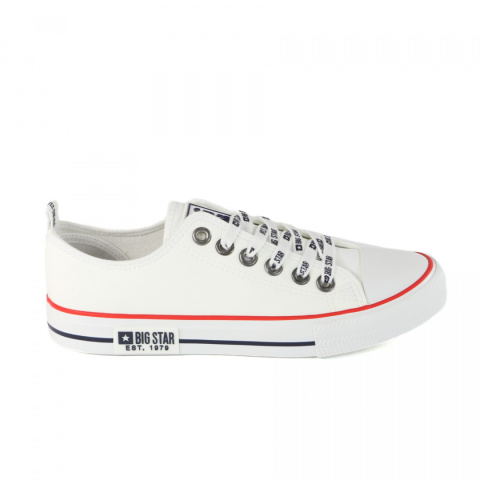 Trampki damskie Big Star Shoes KK274095 biały Trampki damskie Big Star Shoes KK274095 biały
