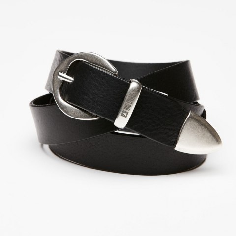Skórzany pasek damski Big Star Shoes HH674165 100cm czarny Skórzany pasek damski Big Star Shoes HH674165 100cm czarny