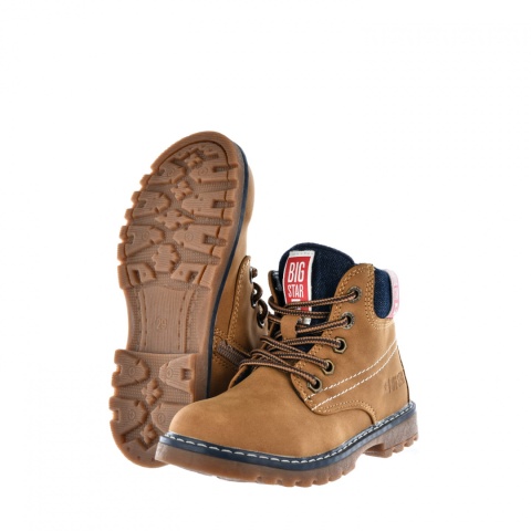 Trapery dziecięce Big Star Shoes KK374130 brąz