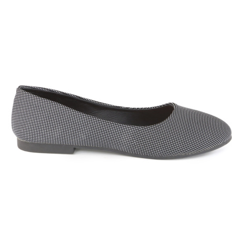 Baleriny damskie Sport BR06-1 czarny/biały Baleriny damskie Sport BR06-1 czarny/biały