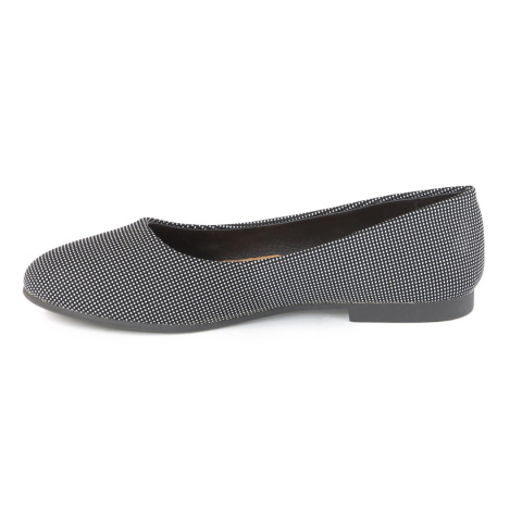 Baleriny damskie Sport BR06-1 czarny/biały Baleriny damskie Sport BR06-1 czarny/biały