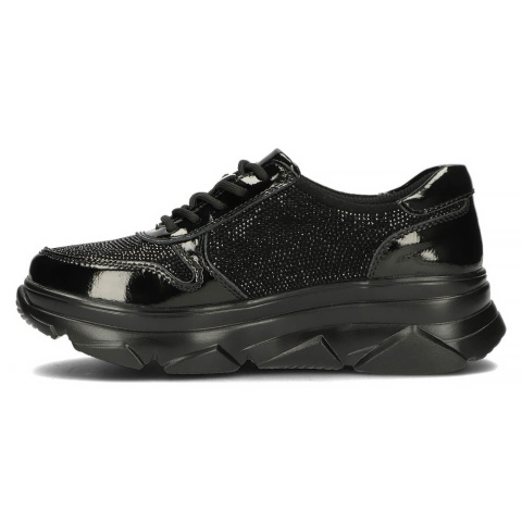 Skórzane Sneakersy Filippo DP2138/23 BK D czarny Skórzane Sneakersy Filippo DP2138/23 BK D czarny