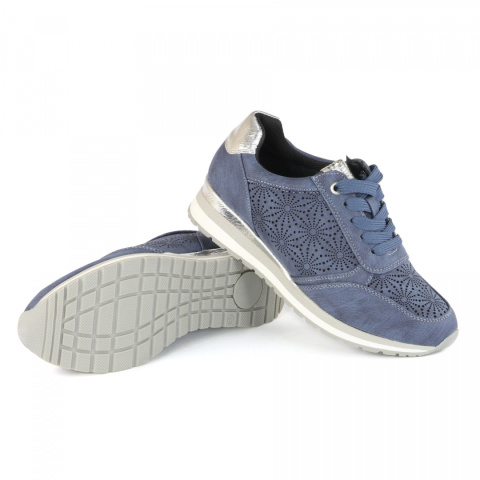 Sneakersy damskie Jezzi RMR2169-1 niebieski Sneakersy damskie Jezzi RMR2169-1 niebieski